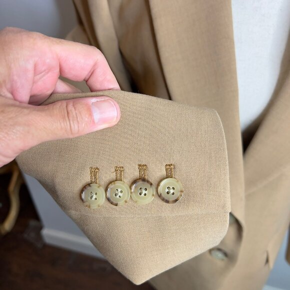 J.Crew $258 Madelyn Blazer Four Season Stretch Hthr Saddle Size 6 CC289 - Picture 8 of 12